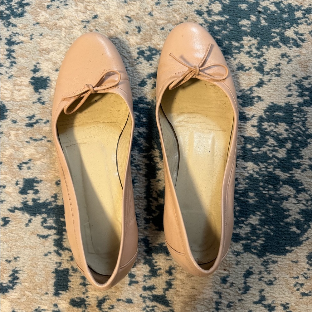 Burberry Leather Ballet Flats